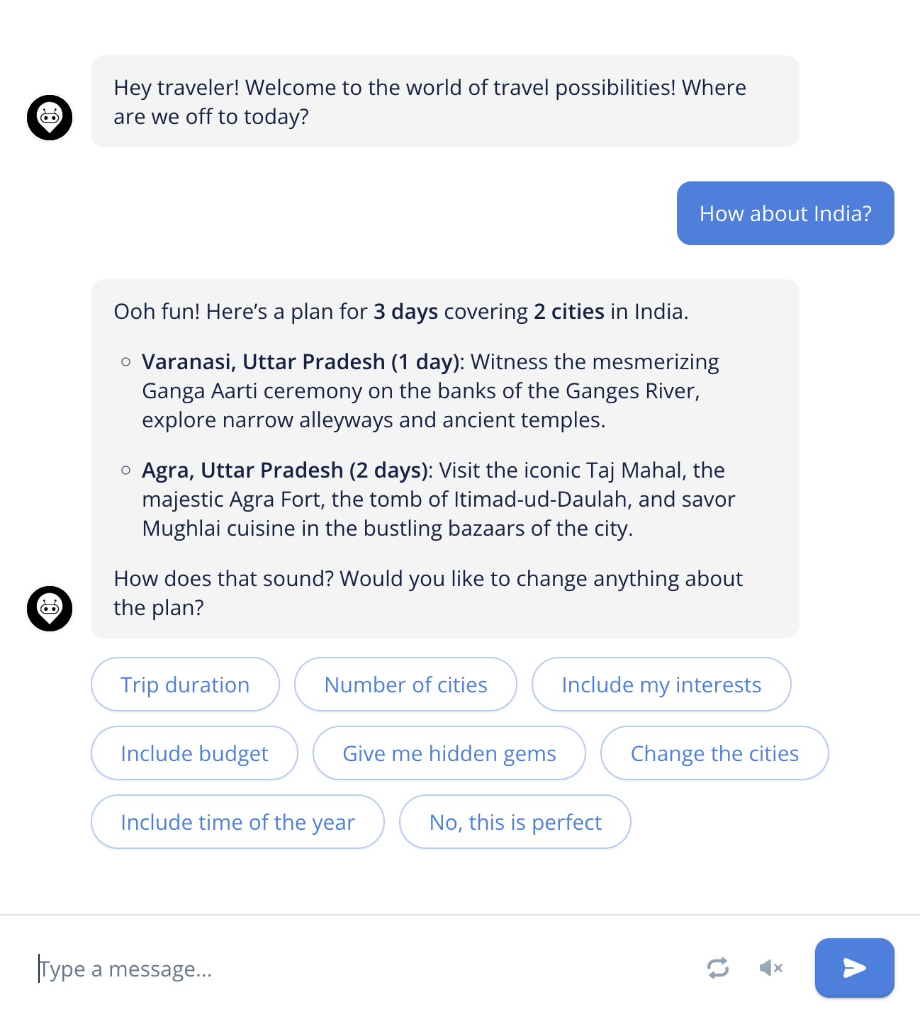WanderBot Screenshot